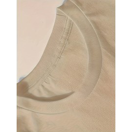 Women's Tropical Vacation Dress - Dark Grey T-Shirt Dress with Cruise Life Graphic, Short Sleeve Beach Outfit, Machine Washable Casual Summer Dress for Women, Beach Dress, Spring Fashion, Relaxed Fit, Comfortable Fabric, Travel Essentials, Holiday Outfit, Lightweight Material, Women's Fashion