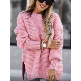 Women'S Oversized Grey Sweater - Soft High Neck Winter Warmth, All-Season Cozy Pullover, Trendy Casual & Formal Wear, Versatile Layering Piece for Everyday Outfits (No Bulk, Durable & Comfortable)