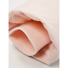 Women's Winter Fleece-Lined Hooded Jacket -Elegant Special & Relaxed Fit Coat with Zipper Front, Long Sleeve Casual Outerwear for Cold Weather, Seasonal Fashion, Warm Fabric, Cozy Material, Casual Attire