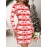 Women'S Christmas Party Dress - Long Sleeve Bodycon Formal gown, Red & White Holiday Print, Knee-Length Winter Party Outfit for Xmas, New Year'S Eve, Office Events - Elegant Holiday Attire, Christmas Dress, Seasonal Fashion, Comfortable Fit, Stretchy Fabric, Adult Women
